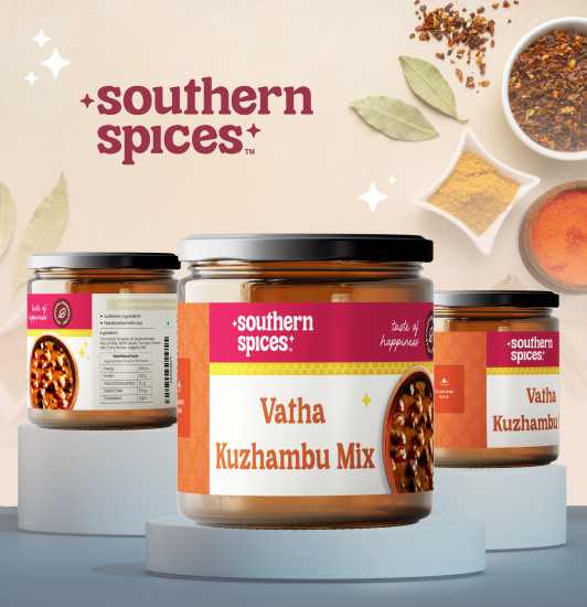 Vatha Kuzhambu Mix <br> 100/200/300 Grams <br>₹45/₹80/₹180