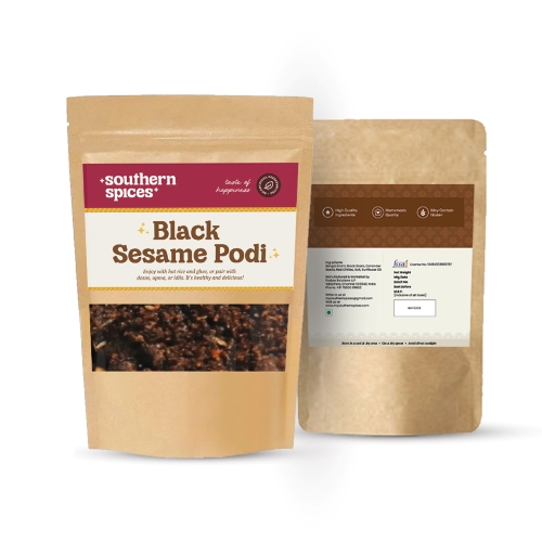 Black Sesame Podi <br>100/ 200/ 400 Grms