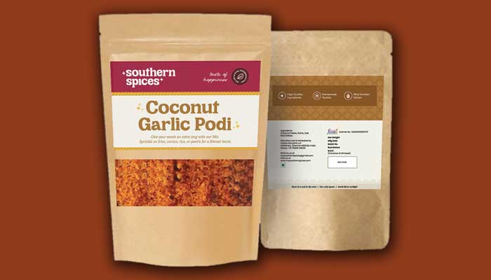 Coconut Garlic Podi <br>100/ 200/ 400 Grms
