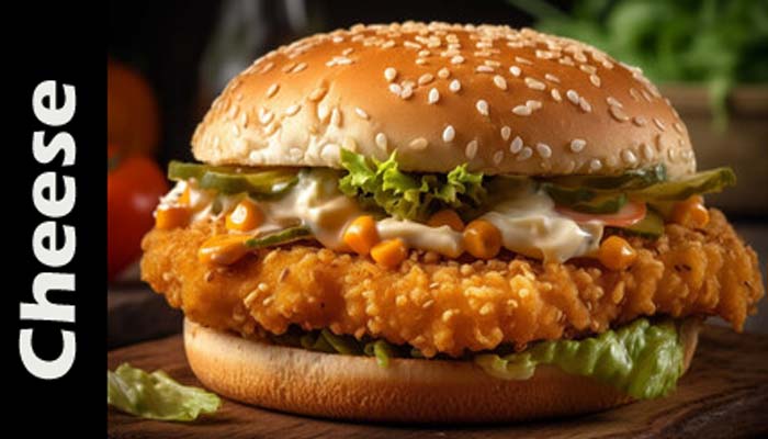 Classic Chicken Cheese Burger