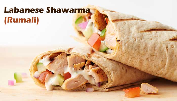 Lebanese Shawarma (Rumali)
