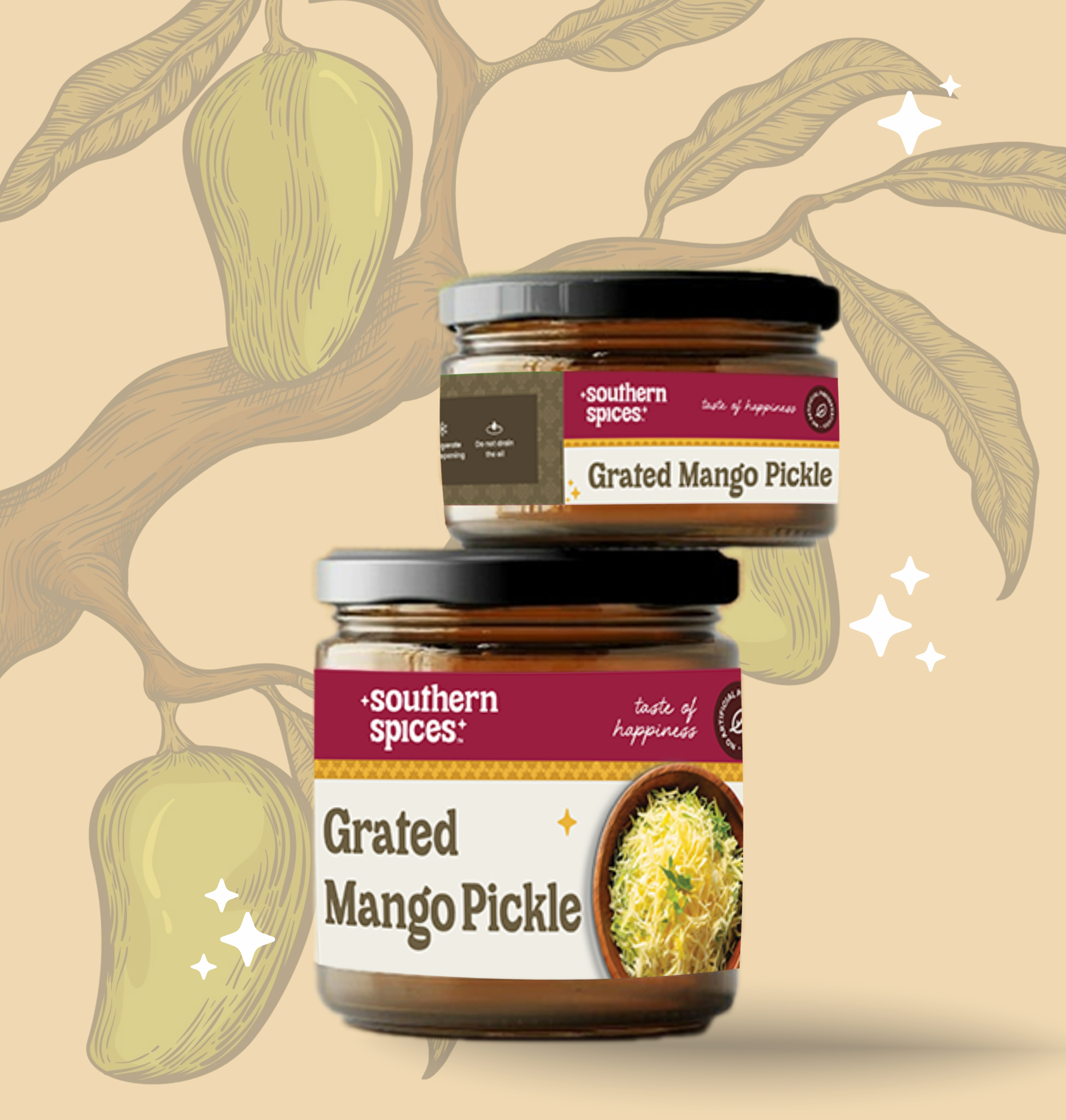 Grated Mango Pickle  <br>100 / 200 / 400 Grms