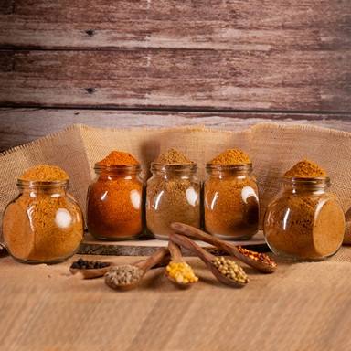 Combo - Rasam Powder (Plain, Kandathippli, Kollu, Jeera Milagu & Mysore Rasam) Each 100 Grms