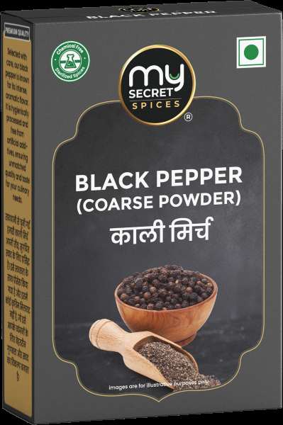 Black Pepper Coarse Powder <br>50 / 60 / 100 Grms