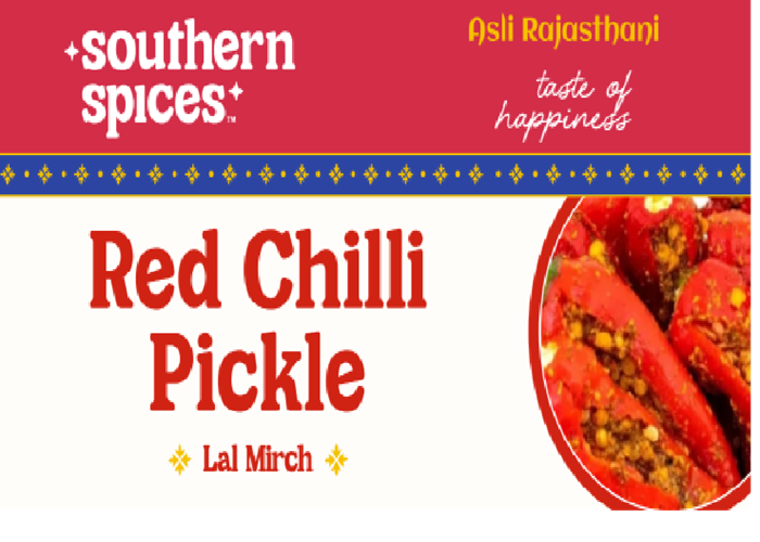 Red Chilli Pickle (Lal mirch) <br> 100 / 250 / 500 Grms